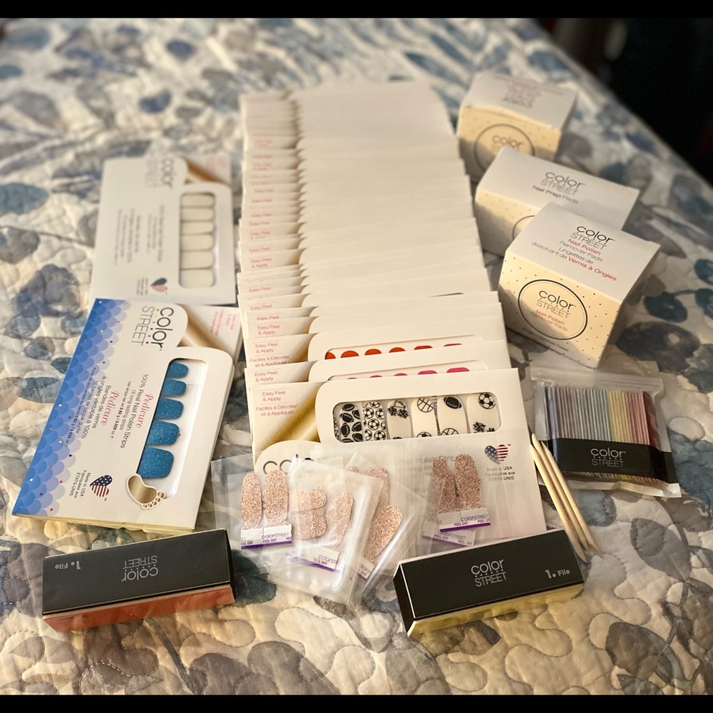 My inventory of Color Street Nails